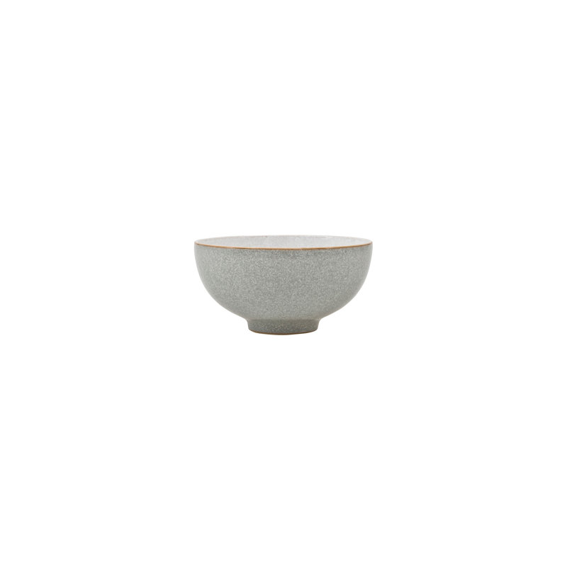 Denby Elements Rice Bowls, Light Grey