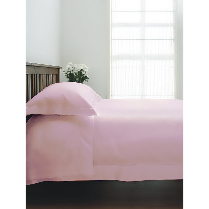 Plain Dye 400 TC Egyptian-Quality Cotton Cotton Solid Colour Duvet Cover, Single Duvet Cover, Oyster