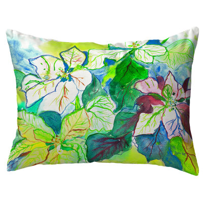  Coussin lombaire intérieur / extérieur Poinsettia