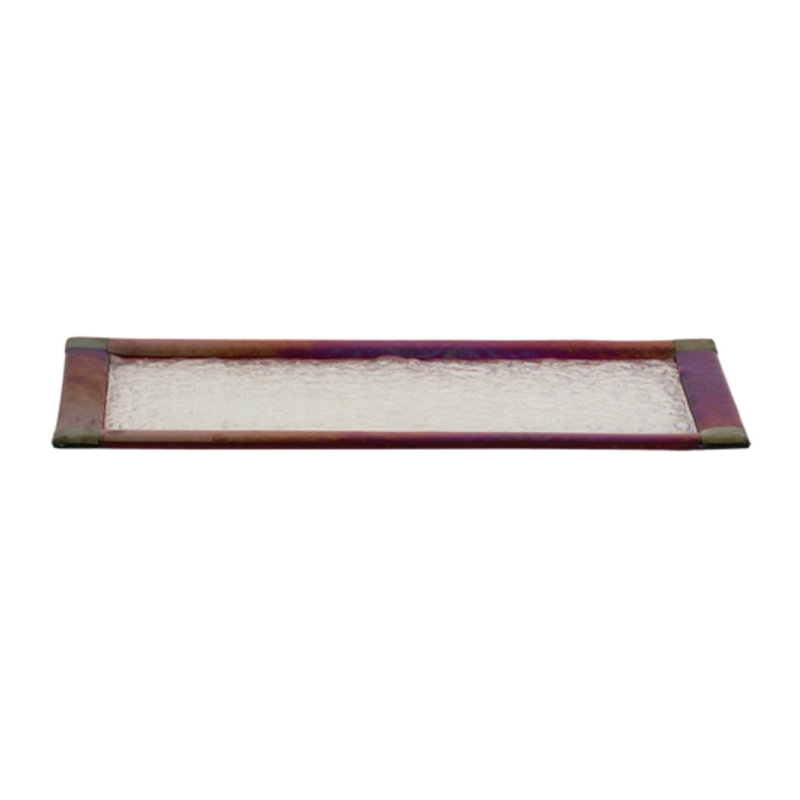 Metro Fusion Glass Decorative Tray