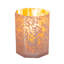 Bougeoir octogonal en verre mercure givré 5,1 x 5,1 x 5,9 po, paquet de 4-1412745181