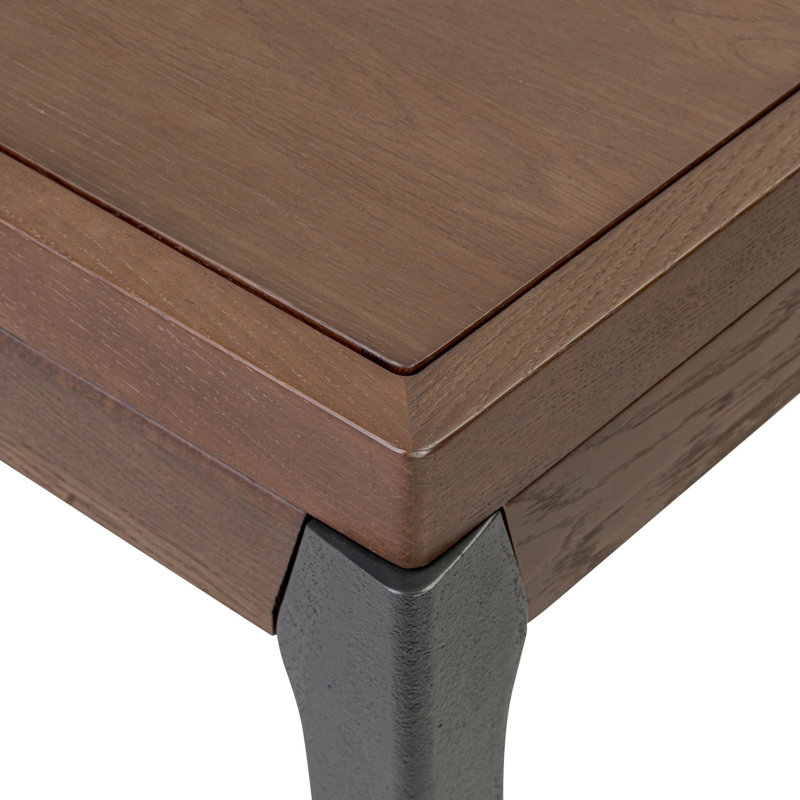 Mahjong Table-Ebonized Oak, Smoked Oak