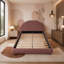 Lit plateforme en tissu bouclé Boucle-144651600-144651601