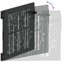 vidaXL Garden Gate with Lock Black Powder-coated steel Metal Outdoor Barrier-1633075300