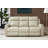 82''Wide Genuine Leather Power Reclining Sofa With Drop Down Table And 2 Cup Holders-1270745026