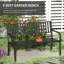 Banc de jardin extérieur, banc de patio