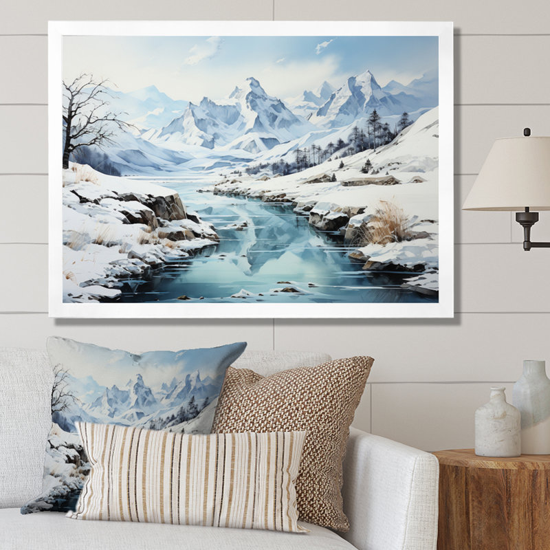 «Alaska Arctic Serenity II», reproduction sur toile, H 34 po x l 44 po x P 1,5 po, Cadre photo blanc