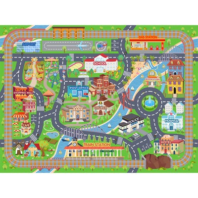 Tapis de jeu lavable et antidérapant pour enfants