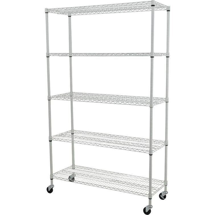 Holthanus Wire Rack Shelving Storage Liner Rebrilliant Size: 72 H x 36 W x 18 D