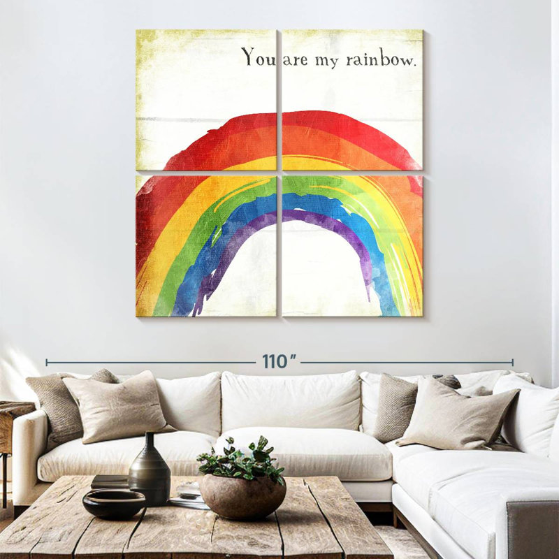Ashelle My Rainbow, 74" H x 74" W