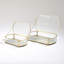 Boîte ovale en verre Reeded-64400052