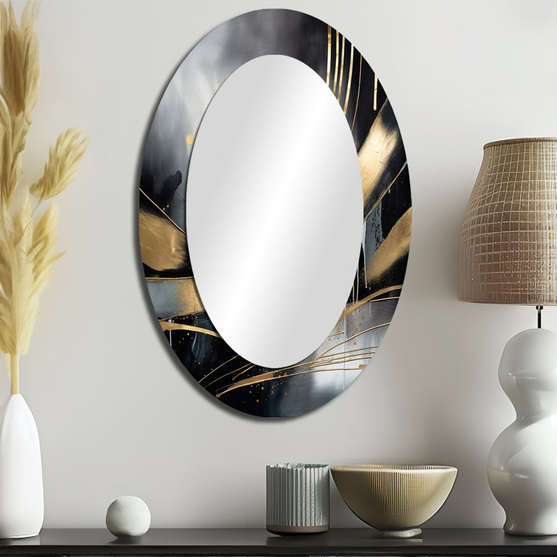 Miroir mural moderne Shapes And Lines, 36 po x 24 po