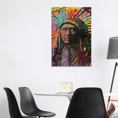 Native American IV 1 Piece Wrapped Canvas Painting