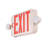 LED Exit Sign with Emergency Lights, Two LED Adjustable Heads Emergency Exit Light with Battery Backup, Combo Red Letter Fire Exit Lighting, Commercial Exit Signs Tested to UL Standards