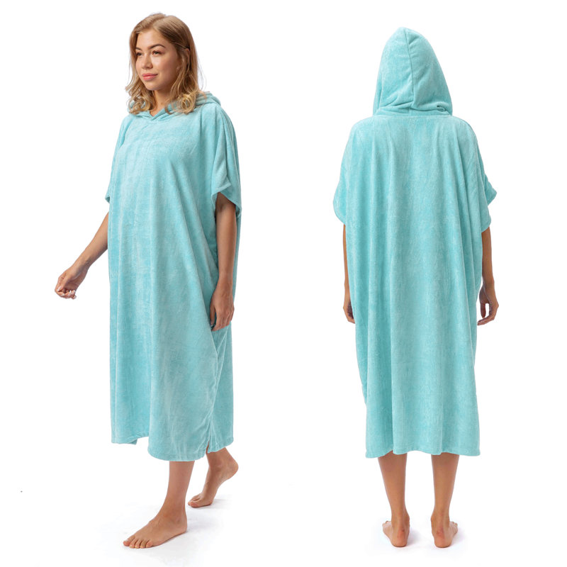 Catalonia Wearable Beach Towels for Adults, Quick Dry Bath Towels, Catalonia BR, Light Blue
