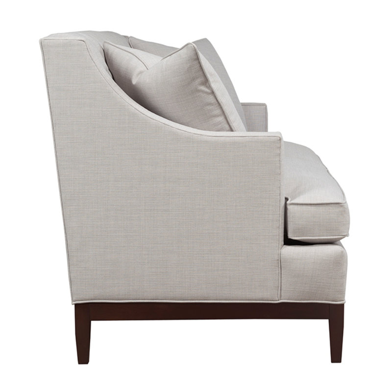 Cardiff Upholstered Sofa, Gray, 72" W, Café