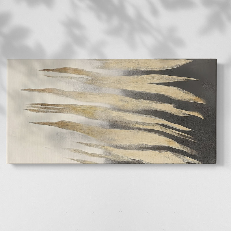 Série abstraite 8 # XCVII-Gallery, toile tendue, H 16 po x l 32 po