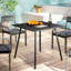 Square Metal Outdoor Bistro Table , 80.00cm W 80.00cm D