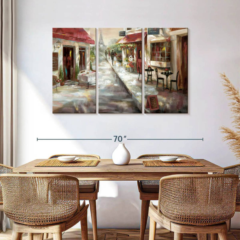 Rorry Parisian Cafe, 36" H x 57" W