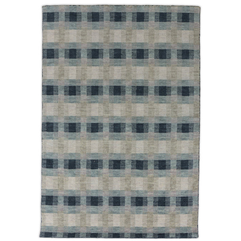 Tapis 100 % laine de Nouvelle-Zélande, Blue, 8'9" x 11'9"