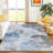 Machine Washable Indoor/Outdoor Chantille ACN2346 Abstract Rug-1529358588