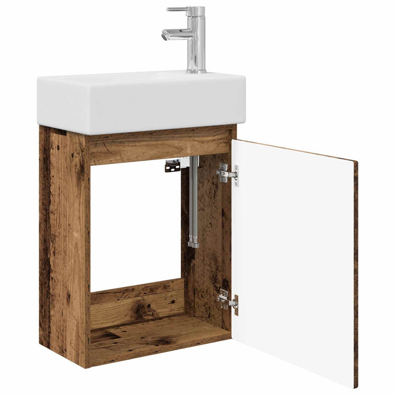 455 mm Bathroom Vanity, Old Wood