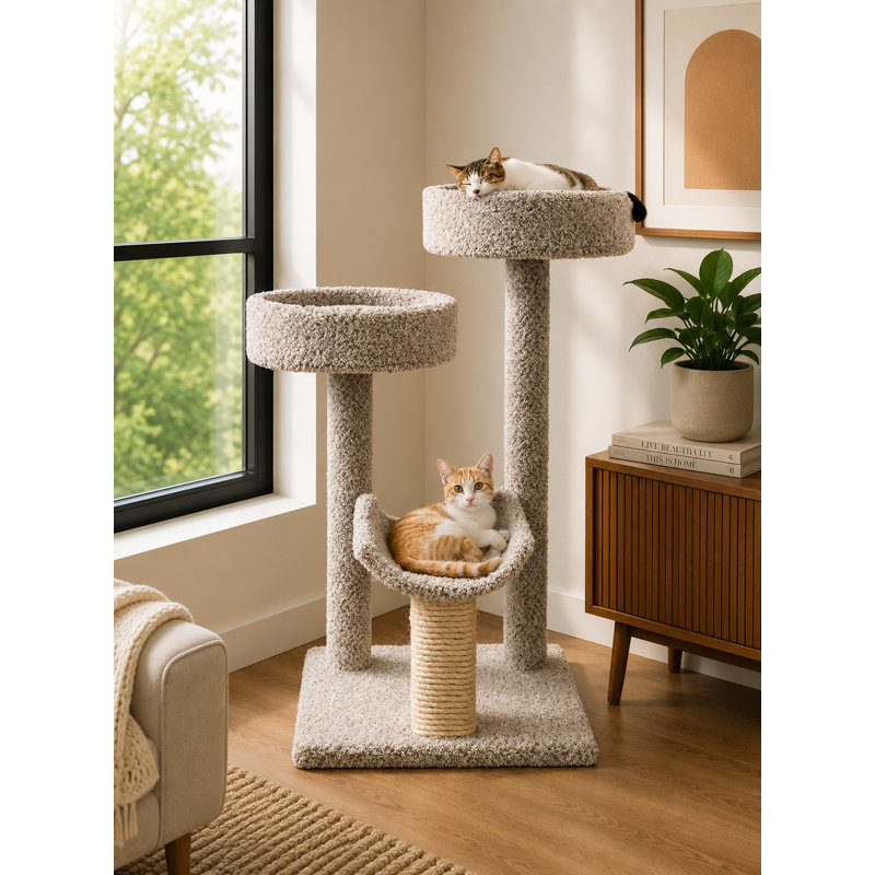 New Cat Condos Solid Wood Cat Perch for Large & Multi-Cat Homes