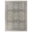 Tapis rectangulaire en polypropylène tissé à la machine abstrait ivoire-71724541