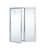 Legend Series Framed - W x 69'' H Hinged Door Framed Shower Door with-17916111-17916112