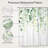 Floral Shower Curtain with Hooks Included-1706553759