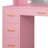 39.3" Makeup Vanity Table With LED Mirror, 4 Drawers, 7 Open Storage Shelves
