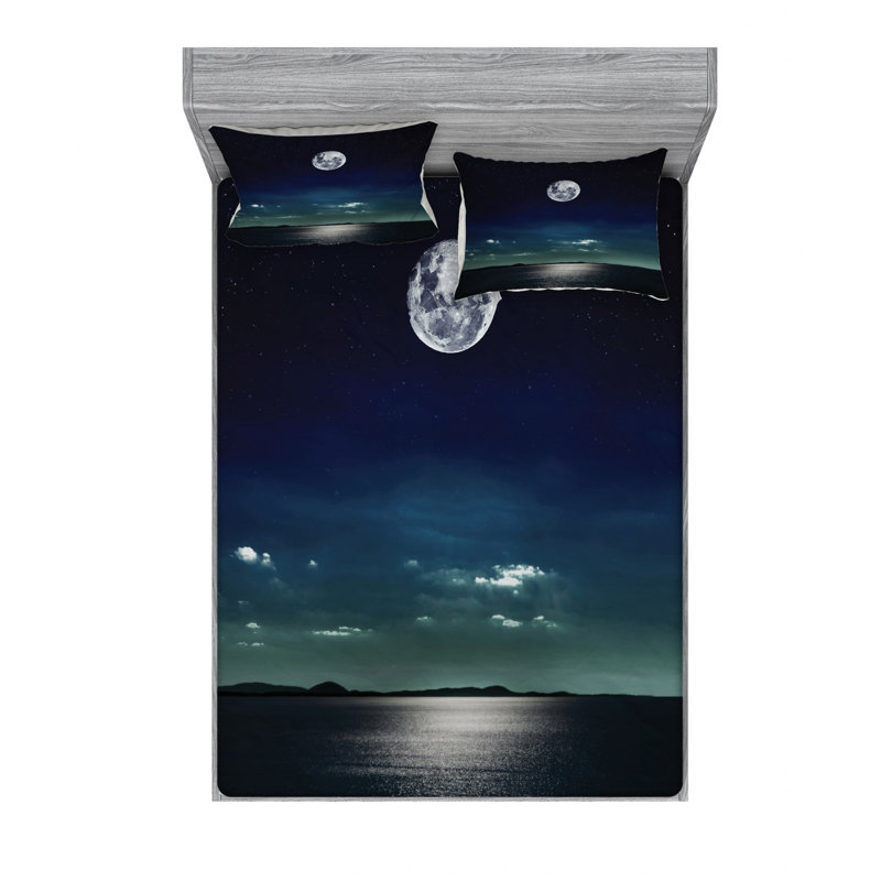 Microfiber Sheet Set, Queen Sheet Set with Fitted Sheet