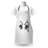 No Pattern Bib Apron
