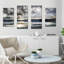 Staffelsee Lake - ensemble de 4 photographies sur toile tendue-498248645