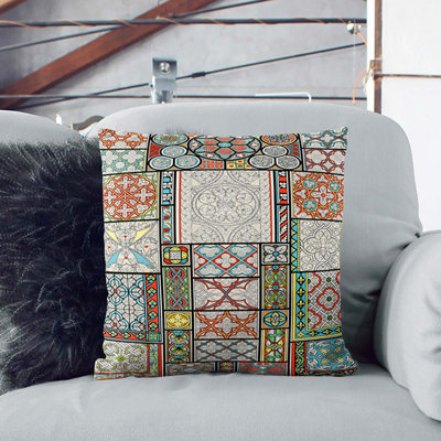 Geometric Square Throw Cushion