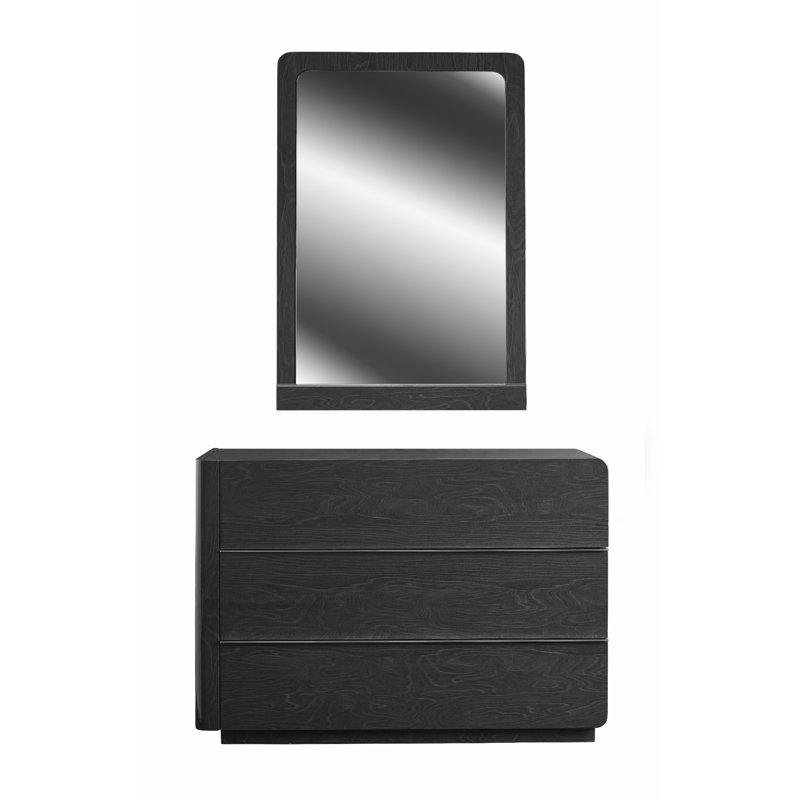 Kailua Wood Rectangular Wall Mirror