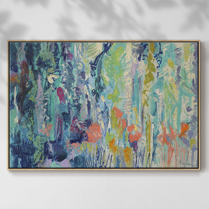 Toile encadrée de qualité supérieure Downpour Butterflies - prête à être accrochée, H 17 po x l 25 po x P 2 po