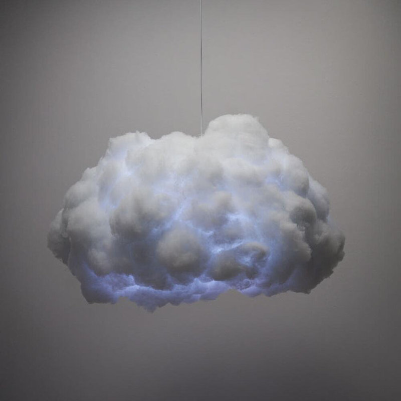 Interactive Cloud, 134" H x 27" W x 25" D