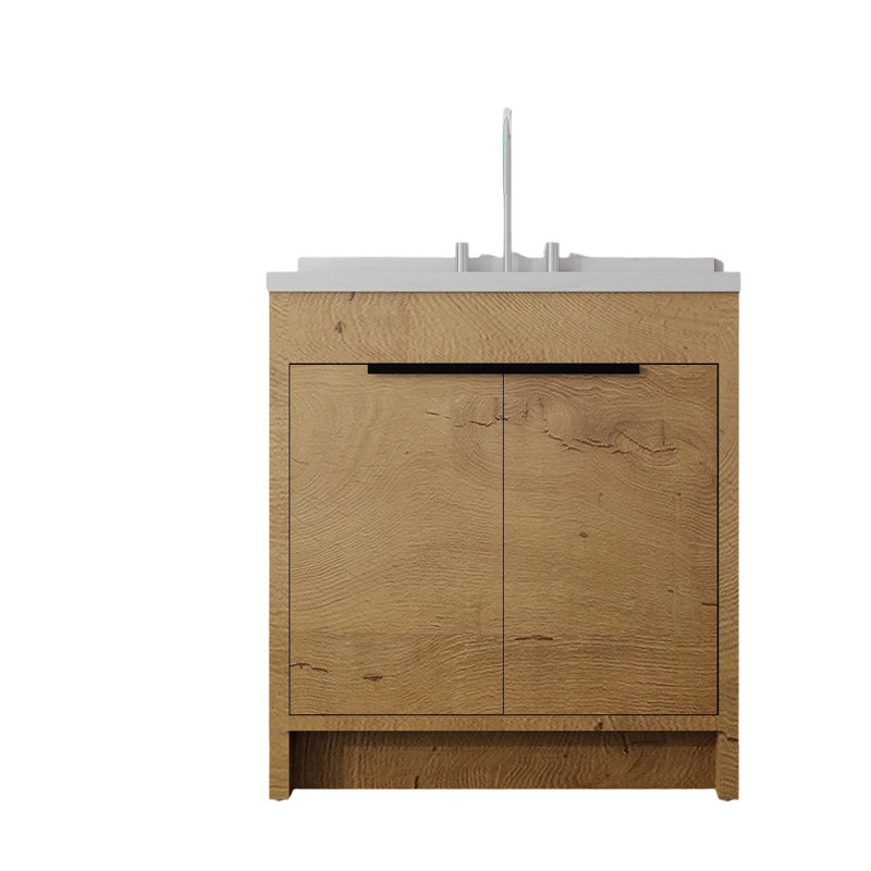 Meuble-lavabo autoportant avec lavabo
