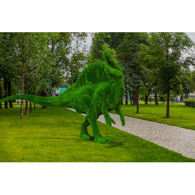 Topiaire de dinosaure d'extérieur vert topiaire