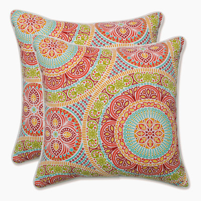 Outdoor Square Pillow Cover & Insert