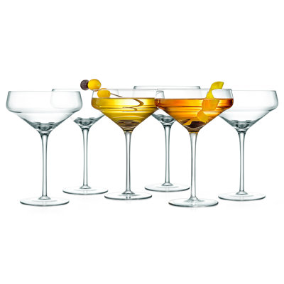 10 oz Ensemble de verres à martini