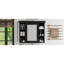 Armoire de salle de bain murale moderne avec porte miroir et 6 tablettes ouvertes Modern-2101673408