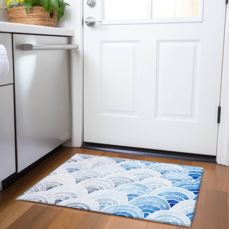 Tapis rectangulaire Cerrito avec envers antidérapant, Rectangle 1 pi 8 po x 2 pi 6 po