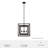 Hunter 18 Inch Doherty 4 Light Chandelier Ceiling Light Fixture-70776568-70776567