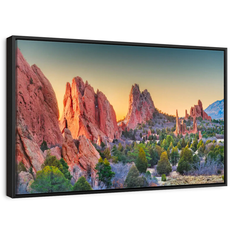Alvord Garden of the Gods Sunrise, H 25 po x l 37 po