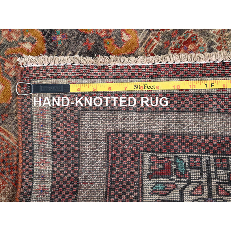 3'3"x6'6" Brown Old Persian Baluch Distinct Worn Down Pure Wool Rustic Look Exc Cond Rug 77694E5045CF4F9B8EC6DE55B13E4D8C
