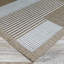 Tapis d'intérieur à motif géométrique sable gris Veun Performance-45152001