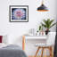 «Dew Kissed Pink Chrysanthemum», reproduction encadrée sous verre, conception de Tabz Jones-639714196-639714194