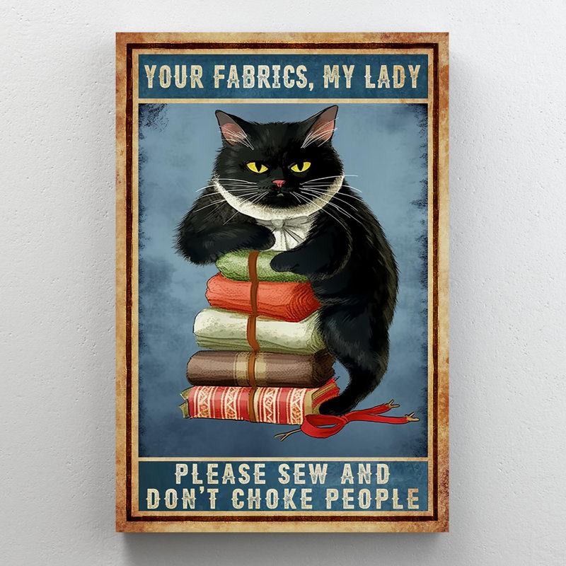 Your Fabrics My Lady, H 20 po x l 16 po x P 1,25 po